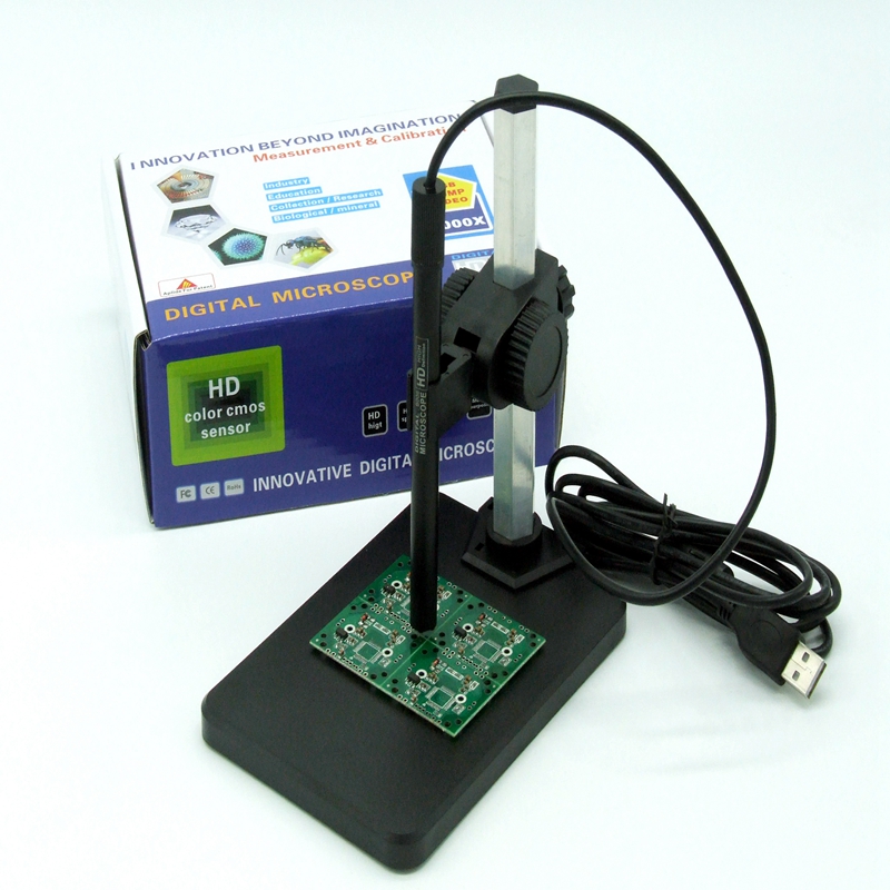 Pen Type HD USB Digital Microscope 600X Endoscope Microscopes Camera Zoom Maintenance Detection Magnifier Image CMOS Sensor
