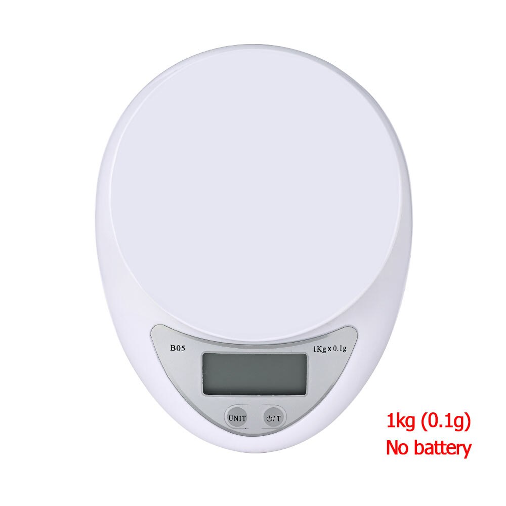 Anpro 5Kg/1G 1Kg/0.1G Draagbare Digitale Weegschaal Led Elektronische Weegschalen Postal Voedsel Meten gewicht Keuken Led Elektronische Weegschalen: 1kg -0.1g