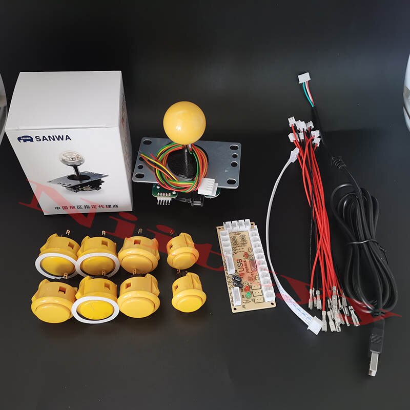 Joystick original Sanwa JLF-TP-8YT OBSF-30 24 boutons