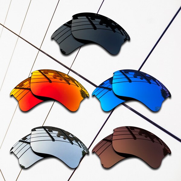 Eos polariserade ersättningslinser för oakley flak jacket xlj solglasögon - olika färger: Helt polariserad 5 par