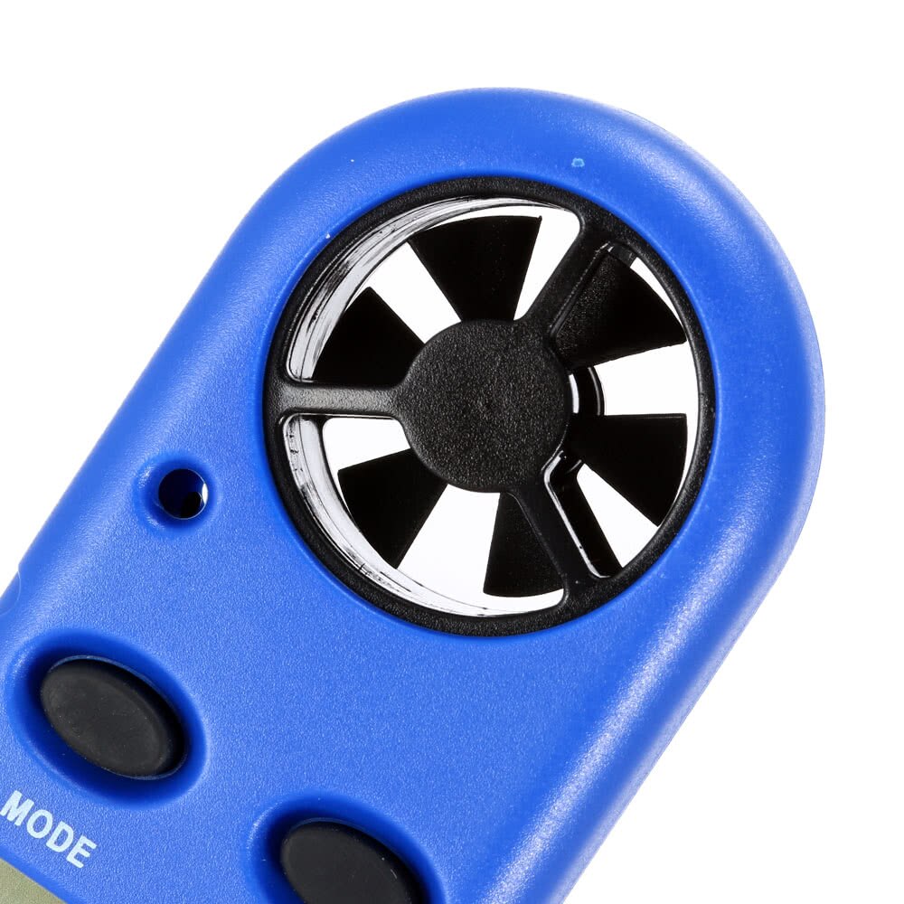 Multifunctional LCD Mini Anemometer Wind Speed Air Velocity Temperature Measurement Beaufort Scale Display