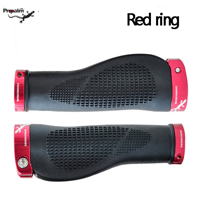 Propalm 1888EP Mountain Bike Handlebar Grips Anti-Skid Rubber Bar Lockable Handle Cover Bicycle Accessories: Red