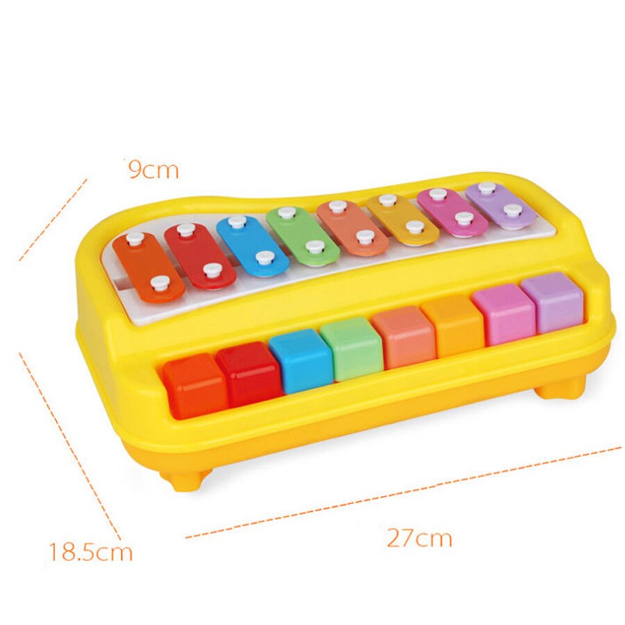 Baby Piano Toy Music Instruments For Kids Multifunctional Toddler Musical Toys For Children Xylophone Music Educational Learning