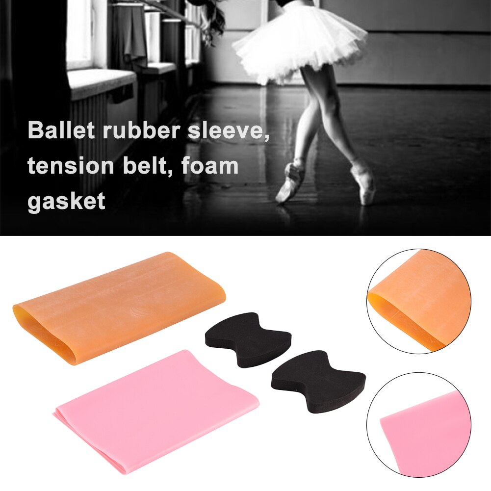 Gummi Ballett Gummi manschette Gummiband für Ballett Fuß Stretch Trage Bogen Enhancer Gymnastik Spann gürtel Schaum dichtung