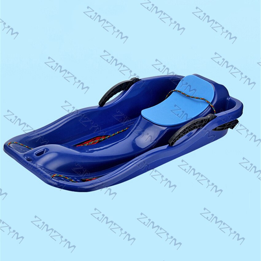 JK1225P Volwassen Plastic Zand Gras Boord Outdoor Verlengd Verdikte Antislip Snowboarden Hdpe Slee Kinderen Snowboard: blue