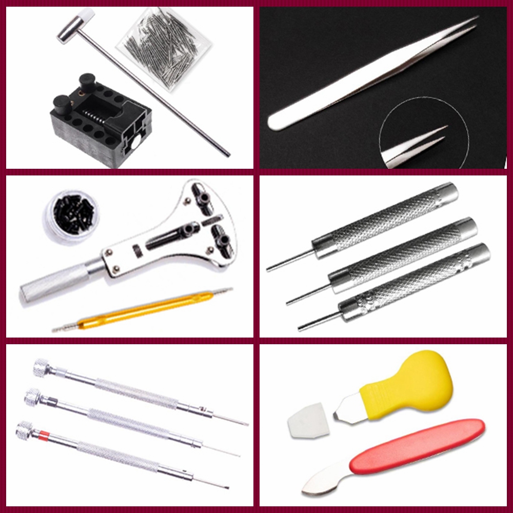 147pcs/set Watch Repair Tool Kit Watch Case Opener Link Remover Screwdriver Repair Tools Kit Watchmaker Tools