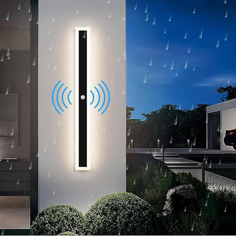 Buitenwandlamp Met Bewegingssensor 110-240V IP65 Waterdichte Veranda Lamp LED Lange Tuinlamp Villa Garage Verlichtingsarmatuur