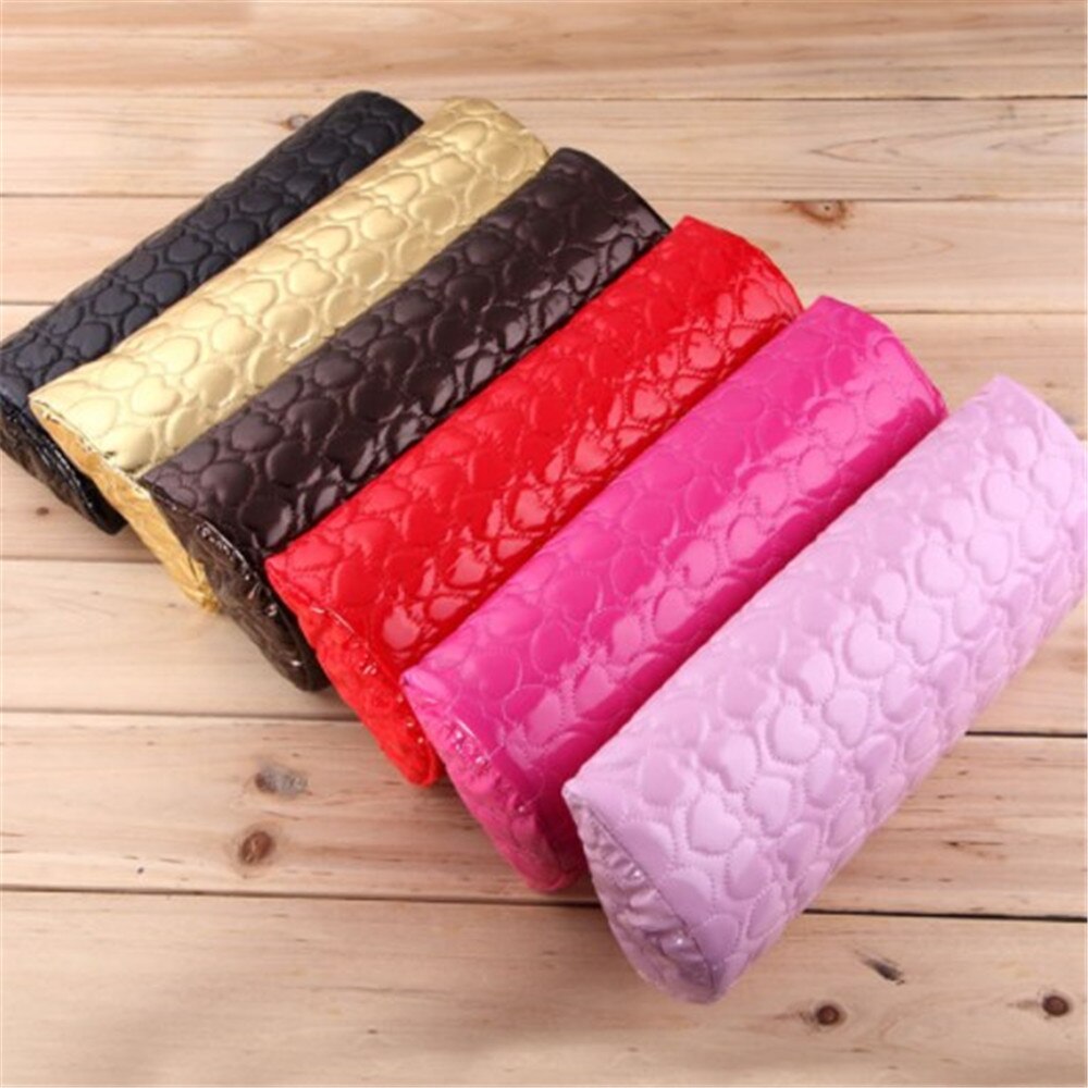 Almohada de mano para manicura de cuero, soporte lavable para brazos, cojín de descanso para manos, mesa Multicolor extraíble, herramientas para uñas