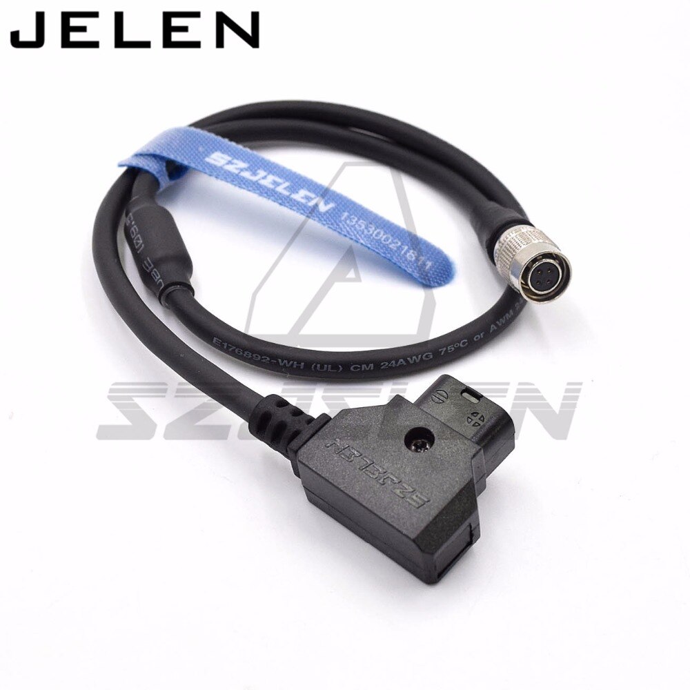 DTAP to Hirose 4-pin female connector for SmallHD DP7-PRO and AC7 monitor power cable