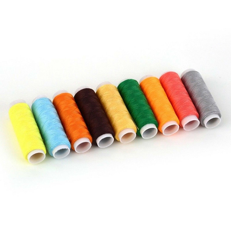64 rollen naaimachine draad klos set spoel katoen klos naald tape kit voor thuis doe-het-zelf kleding naaien & stof tb