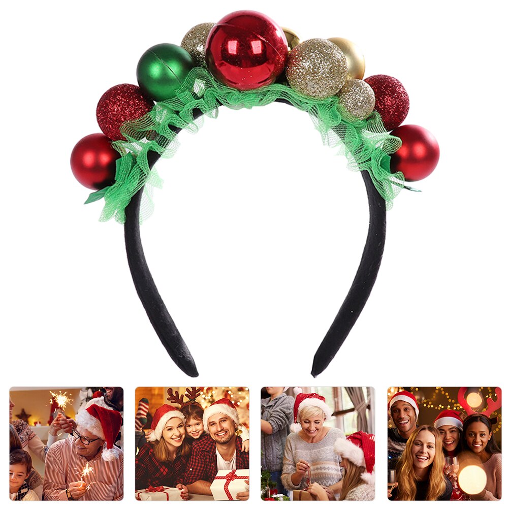 Comfortabele Mooie Creatieve Mooie Aantrekkelijke Kerst Haarbanden Bell Hoofdband Party Haarbanden