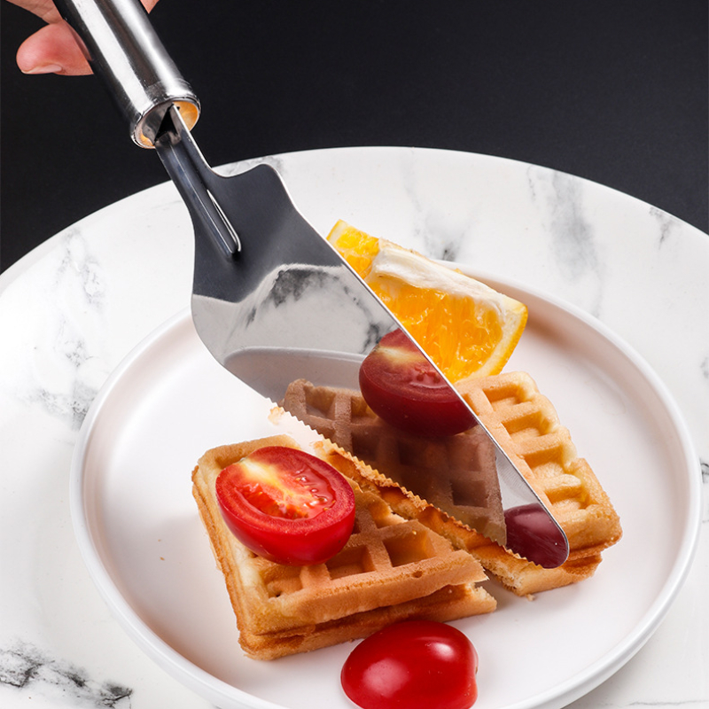 Espátula de acero inoxidable para freír carne y pescado, espátula para freír, espátula para freír pescado, pala, suministros de cocina, utensilios de cocina