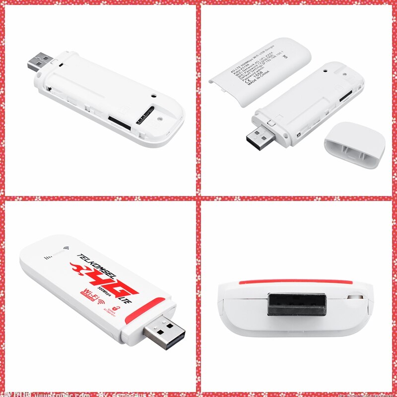 Entsperrt-4G/3G LTE WIFI Auto kabellos USB Dongle Handy, Mobiltelefon Breitband Modem SIM Karte