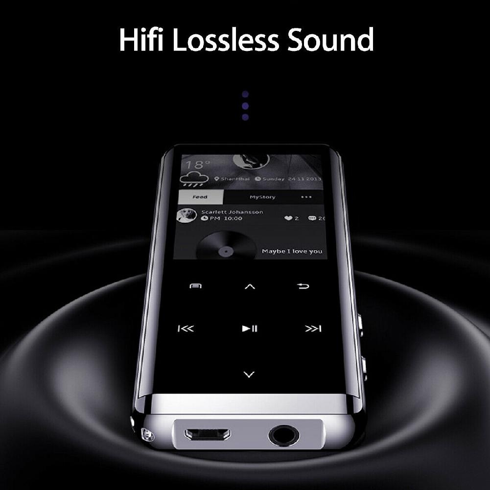 Bluetooth-compatible MP3 Player Touch Screen HIFI Sport Music Speakers Media FM Radio Recorder