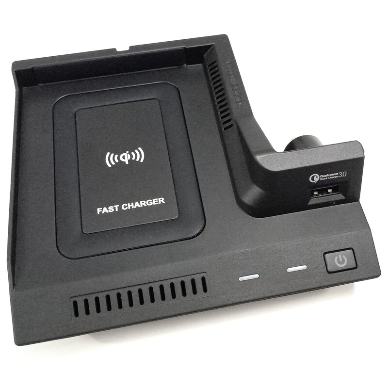 Car QI Wireless Charging Phone Charger Charging Case Accessories for Mercedes Benz AMG C63 GLC C Class
