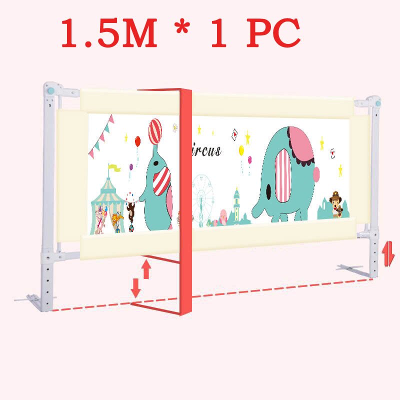 Bed Rail Baby Bed Fence Safety Gate Baby Barrier For Beds Bed Rail Crib Rails Security Fencing Children Guardrail Baby Playpen: 1.5m
