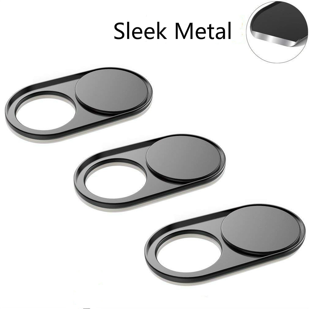 Sleek Metal WebCam Cover Shutter Magnet Slider Plastic Camera Cover For Samsung iPhone IPad Web Laptop PC Mac Tablet Privacy