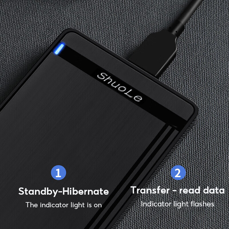 2.5-inch SSD Solid State Mechanical Serial Port SATA Hard Disk Case Toolless Micro Interface USB 3.0 External Mobile