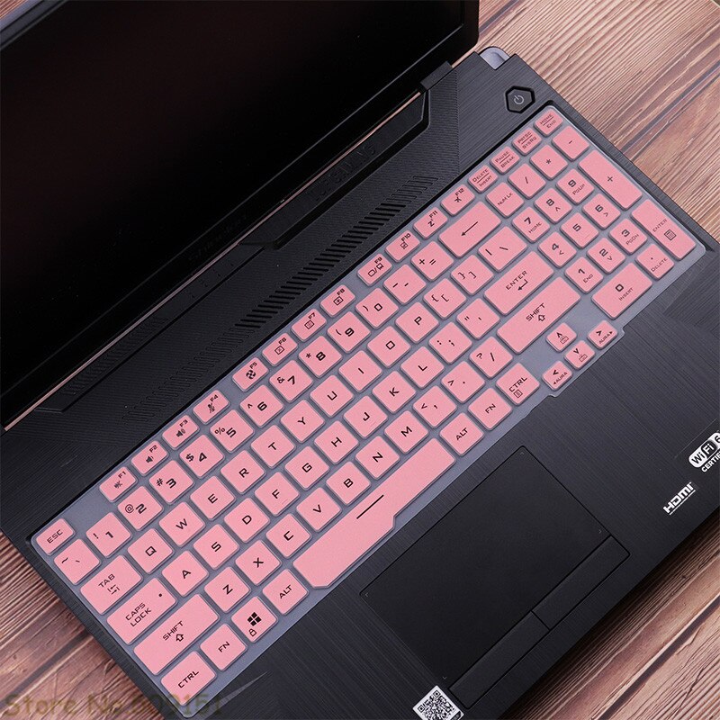 Silicone Keyboard Cover Skin For Asus TUF A17 FA706 Fa706ii FA706iu ASUS TUF Gaming A15 FA506 FA506iu FA506iv Fa506ii Laptop: Pink