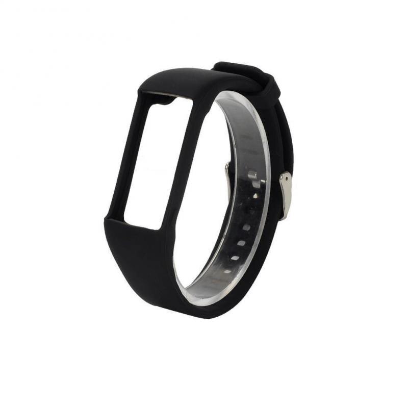 Correa de silicona para muñeca, repuesto de correa de silicona con hebilla para Polar A360 A370