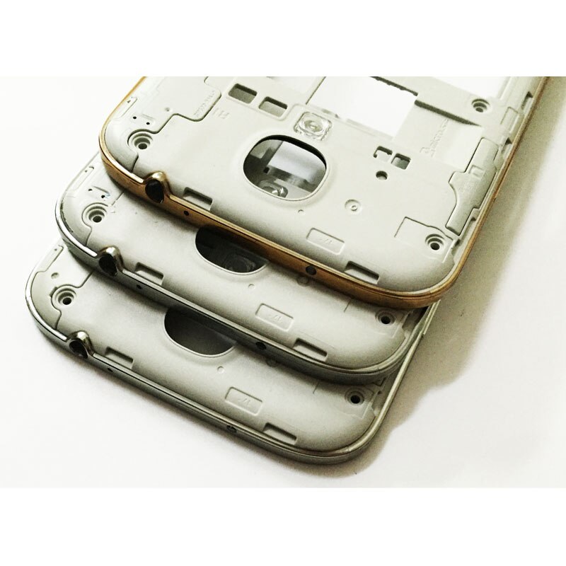 Marco medio para Samsung Galaxy S4 i9500 i9505 I337, Panel medio biselado, carcasa para chasis, carcasa con clave de volumen de energía