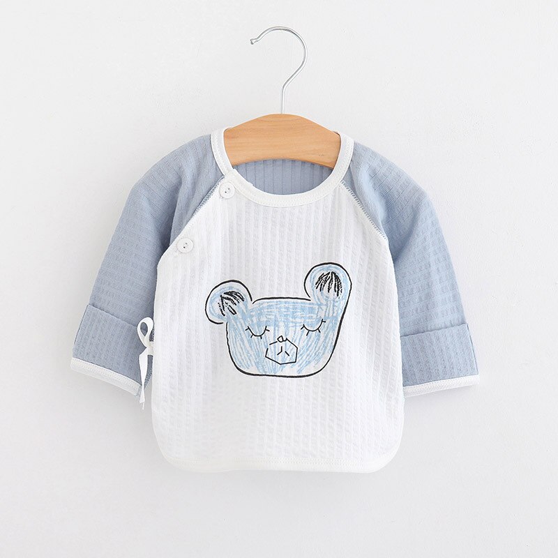 Zomer Baby Baby Tshirt TopsNewborn Kleding Baby Boy Meisjes Korte Mouwen Cartton Zachte Katoenen Tops Baby Kleding