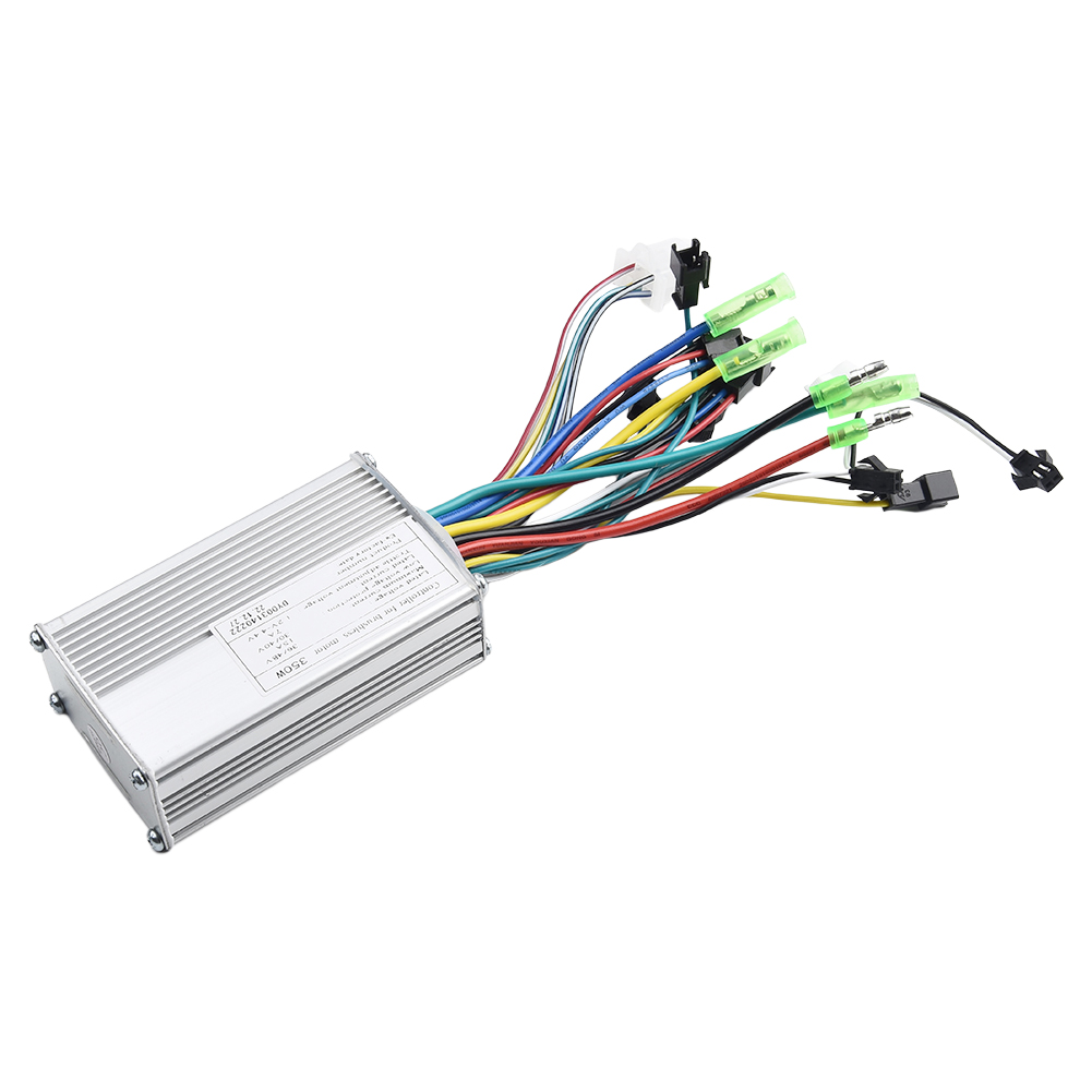 Teile Bürstenloser Controller Versorgung 350W 36V 48V Aluminium Bremskomponenten Radfahren Geschwindigkeit E-Bike Elektroroller
