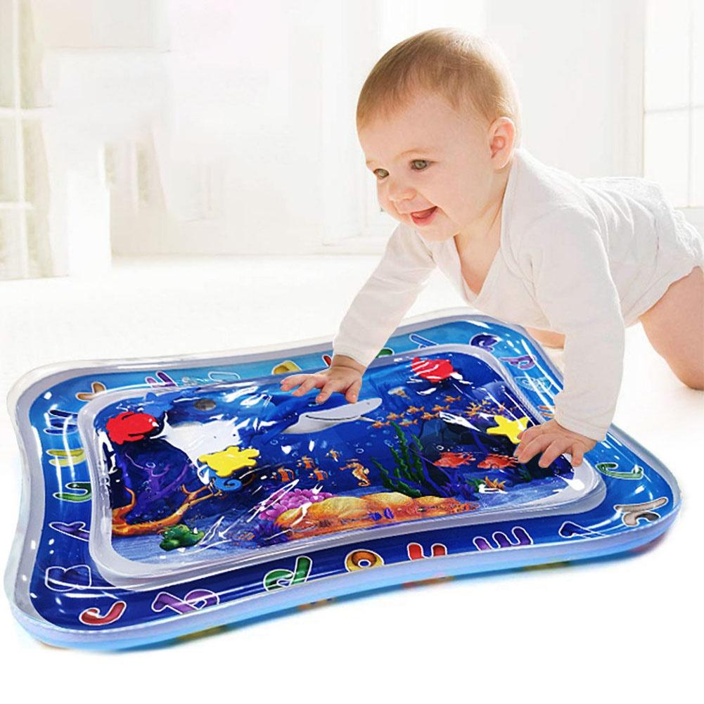 Baby Infant Sea Animal Inflatable Interactive Water Mat Summer Game Play Pad Toy