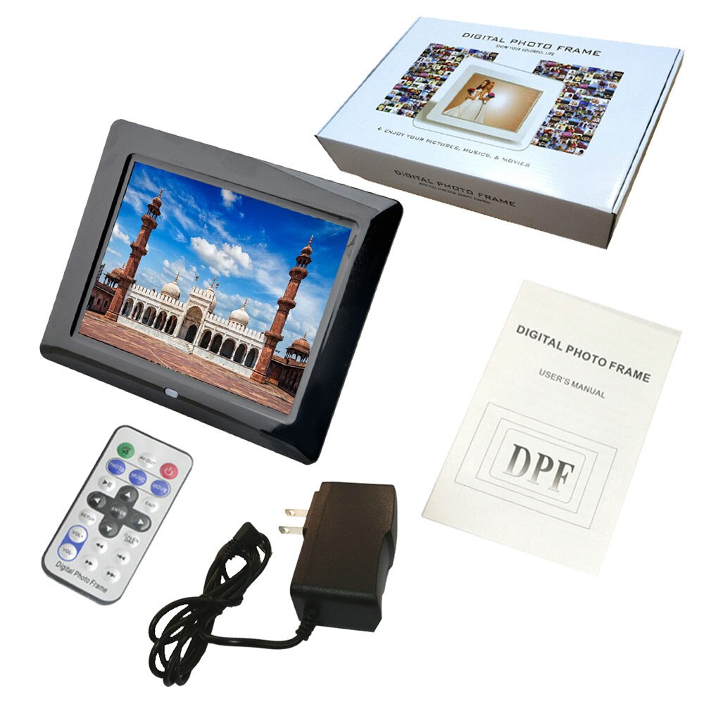 8 inch LCD Screen LED Backlight HD 800*600 Screen Digital Photo Frame Electronic Album Picture Music Video Good Wedding