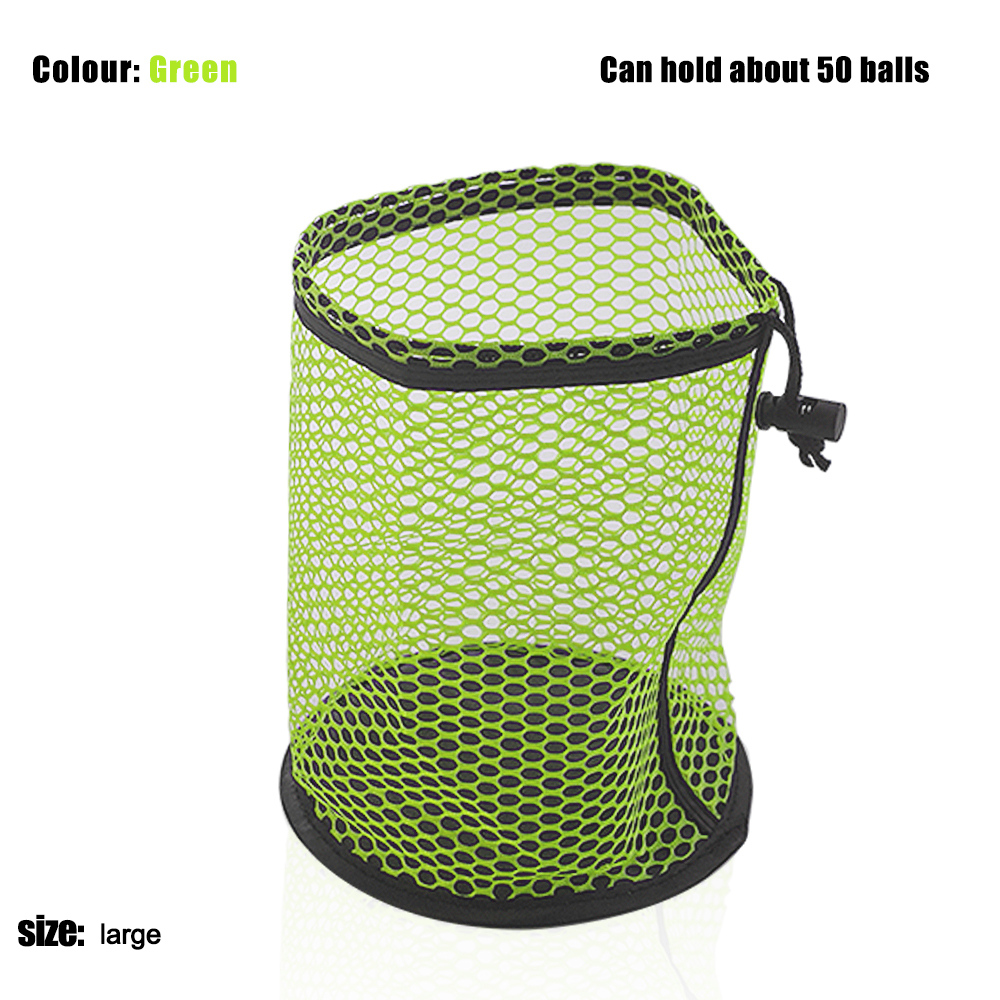 Golfbal Tas Trekkoord Zakje Multifunctionele Sport Mesh Netto Zak Kan 12/25/50 Ballen Houden Draagbare Golf organizer Golf Accessoires: Donkergrijs