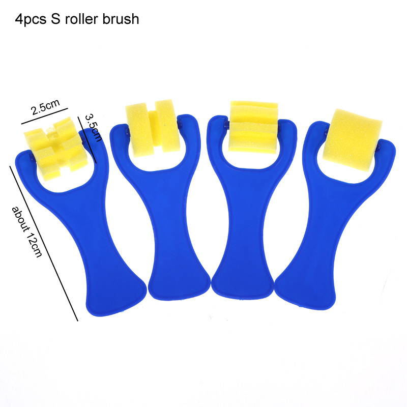 Graffiti Art Drawing Painting Supplies School Stationery Supplies Rotate Spin Sponge Foam Painting Roller Brushes