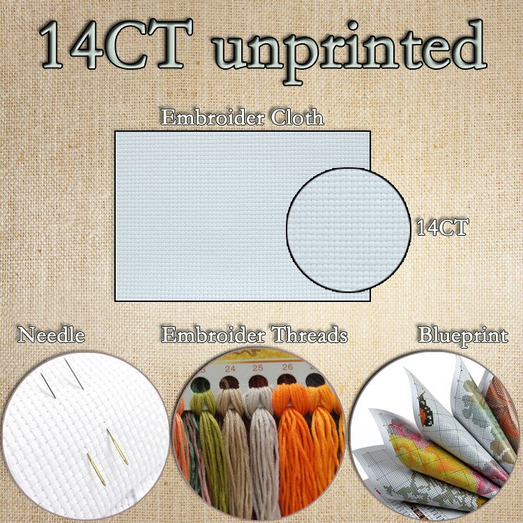 Häst apa rik diy djurmålning räknat tryck på duk dmc 14ct 11ct kinesiska korsstygn handarbetsset broderisatser