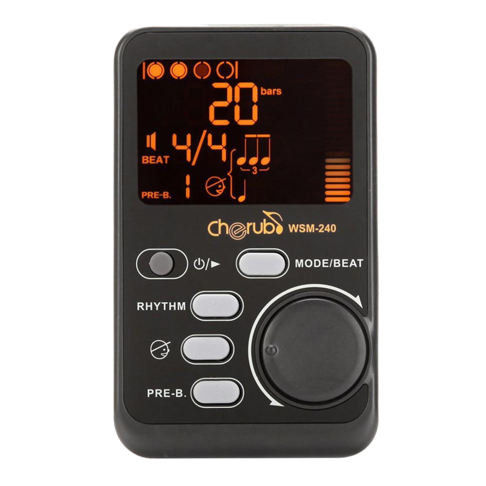 LCD Digital Metronome Tuner Beat Tempo for Piano Violin Guitar Drum Bass