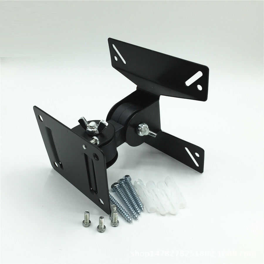 Tilt Swivel Omni-directional Wall Mount Bracket for CCTV Monitor Screen LED LCD 22"~27"