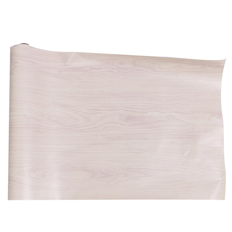 White Peel and Stick Wood Paper Self Adhesive Contact Paper Decor Removable Wood Grain Wallpaper Paper Back Vinyl Wallpapers