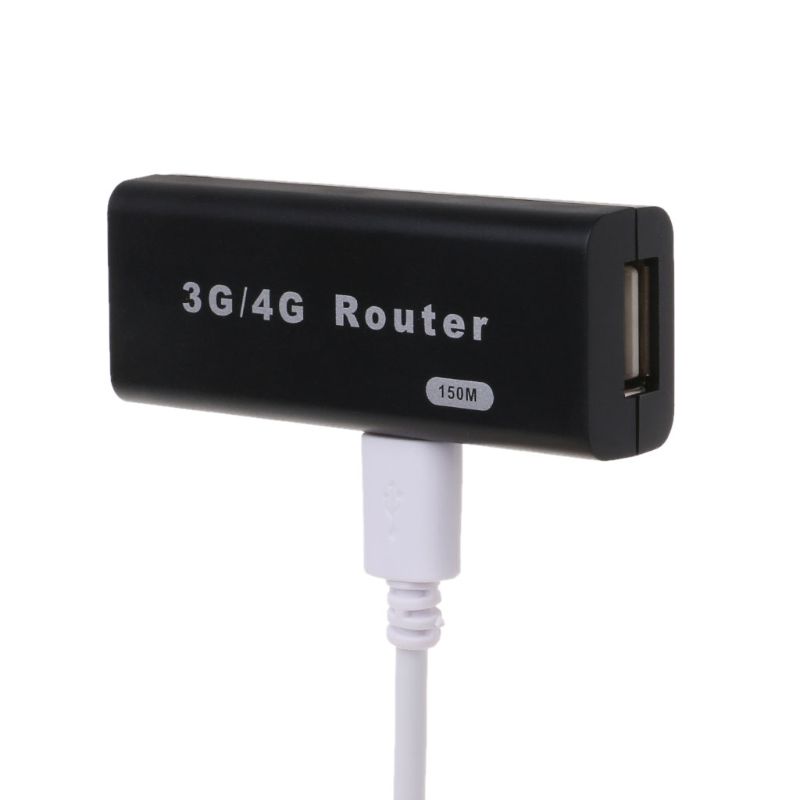 Mini Portable 3G/4G WiFi Wlan Hotspot AP Client 150Mbps USB Wireless Router 667C
