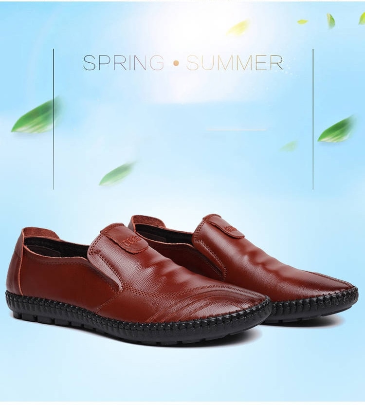 Loafers Zip Man Schoenen Mannen Loafers PU Leer Instappers Ademende Casual Heren Schoenen Lente Herfst Rijden Schoen Mannen Mocassins
