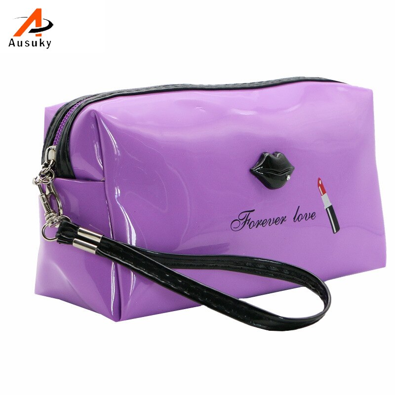 Women Portable Cosmetic Bag Travel Cosmetics Bag Trousse De Maquillage Necessaire Female Toiletry Kits bolsas femini: Purple