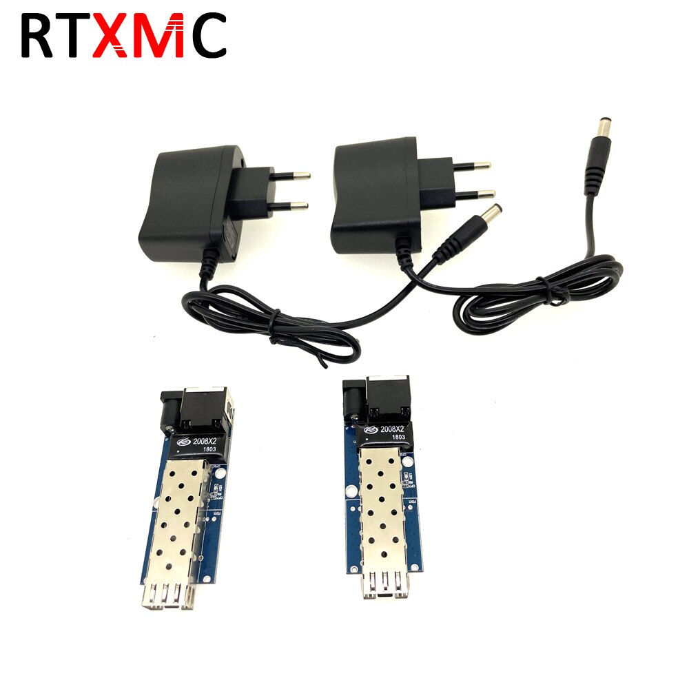 Convertisseur De média Fiber optique Sfp, convertisseur De média Ethernet,: Black