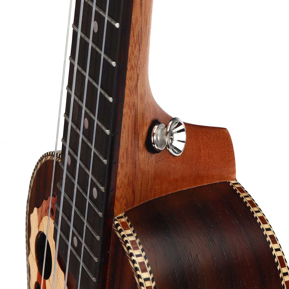 Zebra 21 Inch 4 Strings Rosewood Ukulele Guitar With Grape Shape Original Aquila String Musical Instrument