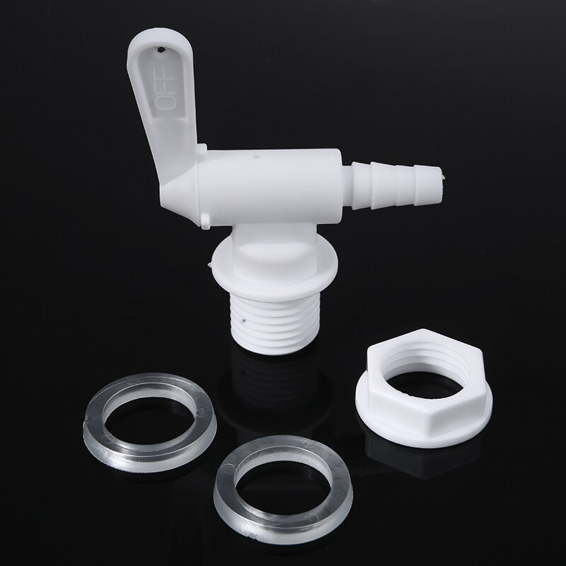 Food Grade PP Plastic Spigot Tap Durable Faucet 3/8 Inch Hole White Spigot Tap For Filling Wine/beer Bottles Making Fermentation