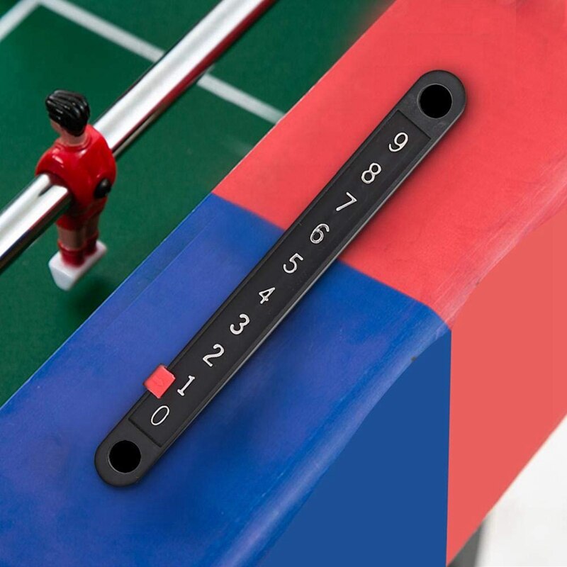 Tabellone segnapunti da tavolo di calcio di NEW-6Pcs Mini tabellone segnapunti da biliardo puntatori e contatore di giochi da tavolo con striscia numerica