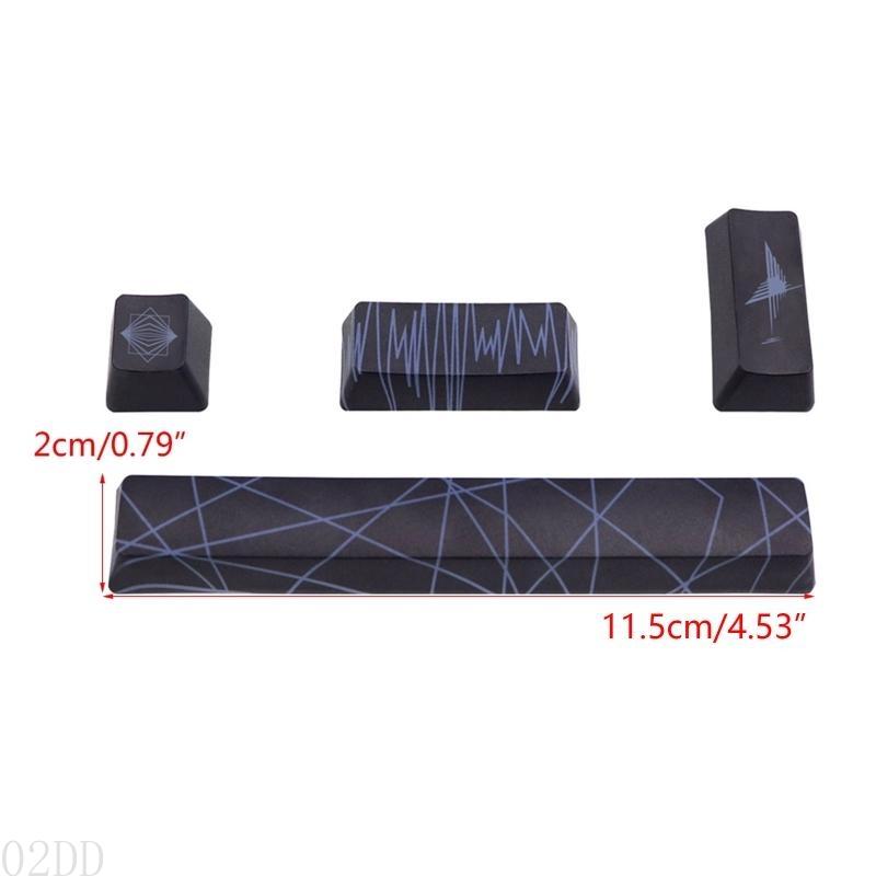 02DD Keyboard KeyCaps 4 KeyCap Space 6.25U ESC Enter Right Enter PBT Beauty Enter Voer PBT Beauty in