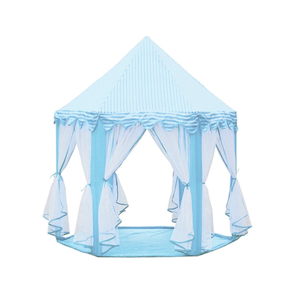 Girls Princess Pink Tents Castle Children Outside Garden Fold Tent Balls Pool Cubby Play House Portable Kids Toys Play Tents: WJ3003B