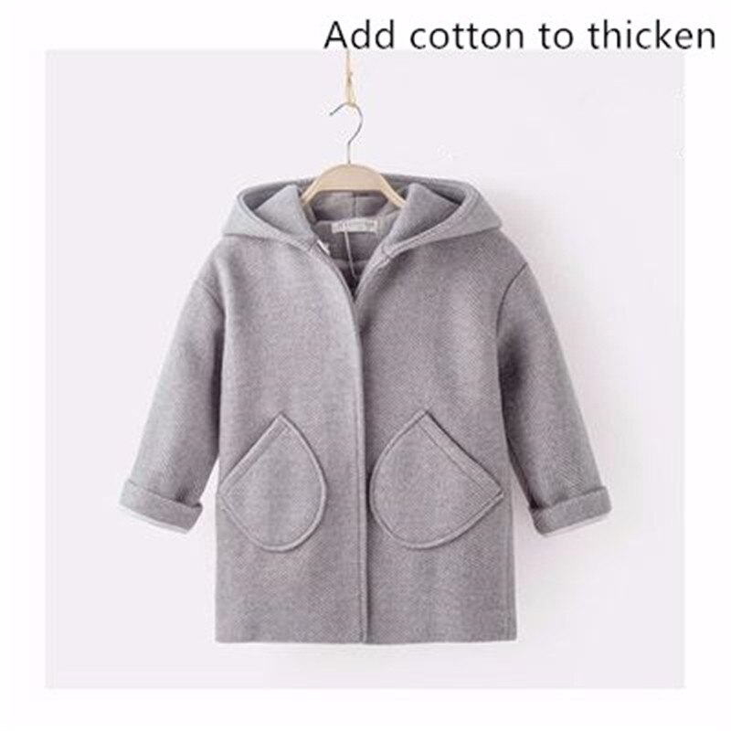 Winter Lange Jas Voor Meisjes Dikke Wollen Jas Meisjes Kapmantel Kids Bovenkleding Jassen Meisjes Jas Kinderen Jas Jas