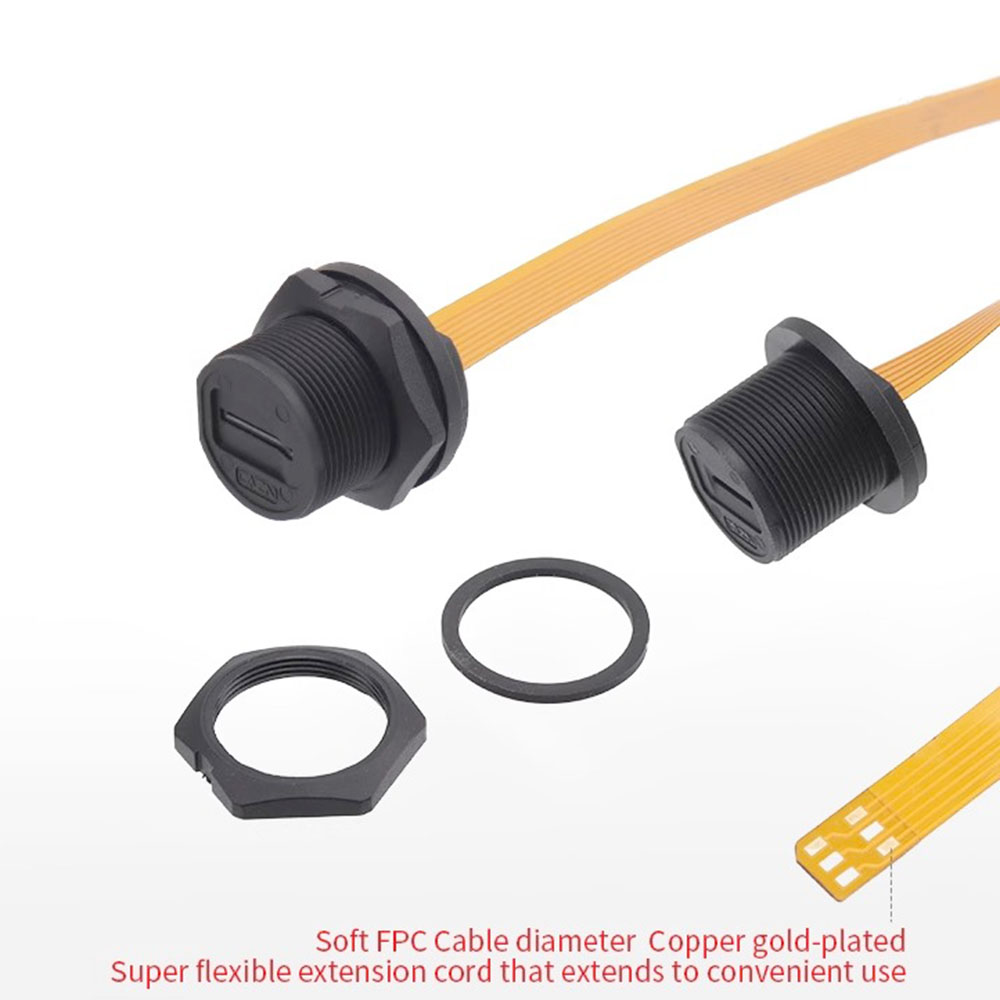 1pc TF SIM Card Holder Industrial Equipment SIM MicroSD Card Waterproof IP67 High Speed Expansion Connector Memory Card Socket