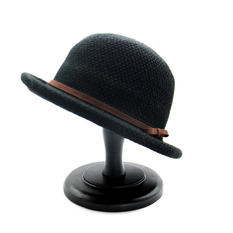 Autumn Winter Women Fedoras Hats Bowler hat Female bonnet