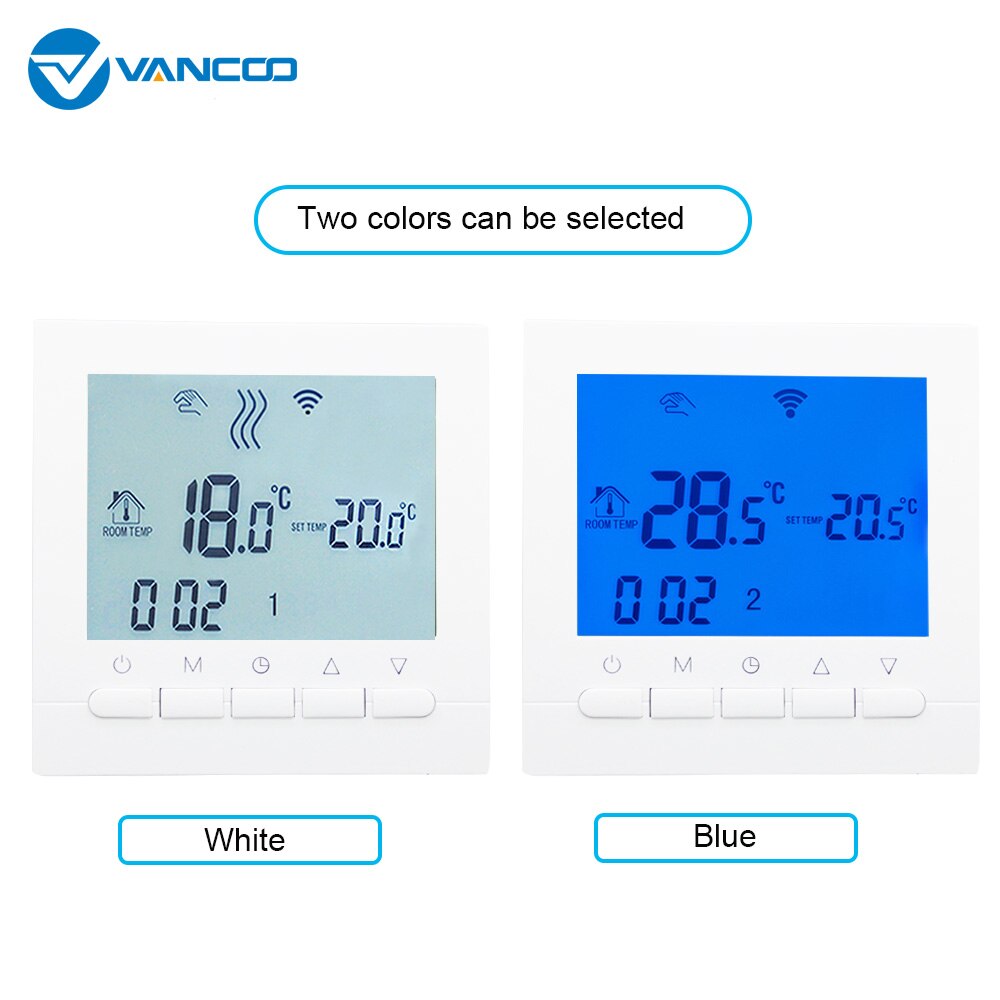 Vancoo Wifi Slimme Thermostaat 220V Voor Gas Boiler Verwarming Temperatuurregelaar Thermoregulator Werken Met Alexa Google Thuis