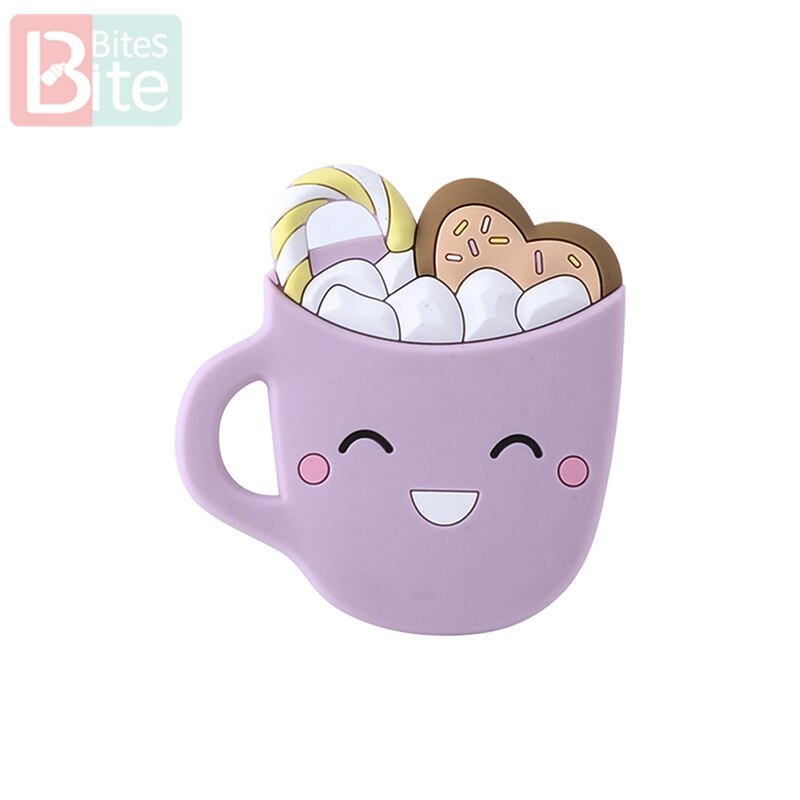 1 Pc Baby Bijtring Glimlach Cups Food Grade Perle Siliconen Knaagdieren Pasgeboren Verpleegkundige Fopspeen Hanger Childen's Goederen Kinderziektes Speelgoed