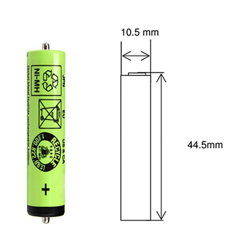 2PCS 1HR-AAAUV Electric Shaver 180 190S-1 1735 Cruzer Z3 Z6 5753 2775 2865 for Braun Series AAA 1.2V Ni-MH Battery for FDK